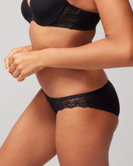Bikini Panty with Enchanting Lace - BLACK | Soma on sale