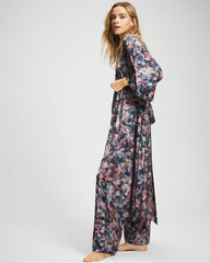 Long Robe - PETAL MOSAIC PETROL | Soma outlet