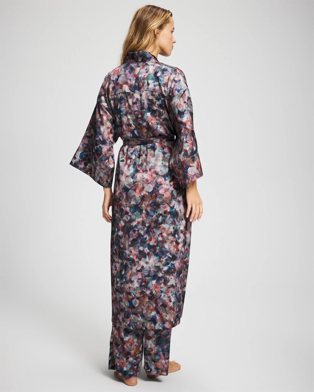 Long Robe - PETAL MOSAIC PETROL | Soma outlet
