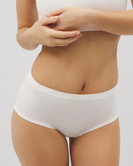 Seamless Rib Boyshort Panty - IVORY | Soma for sale