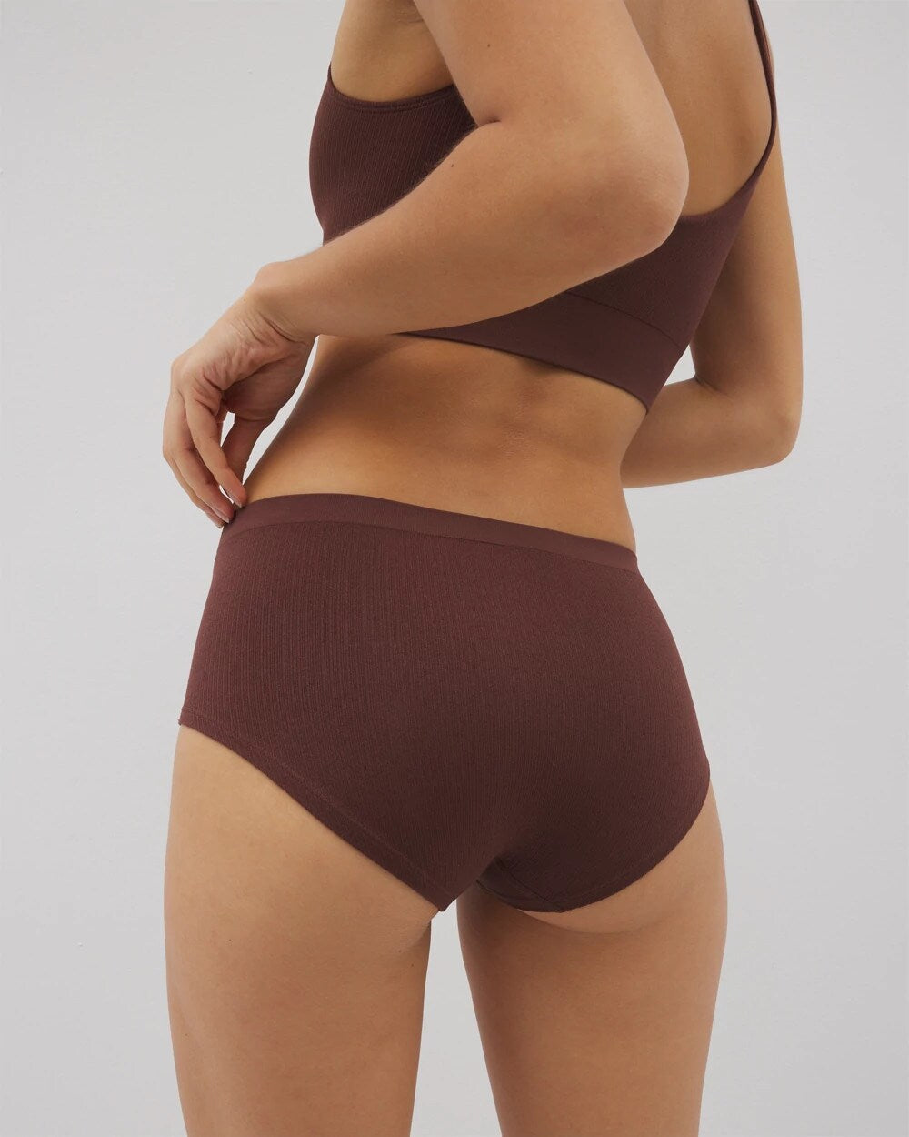 Seamless Rib Boyshort Panty - MOCHA | Soma on sale
