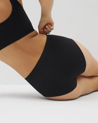 Seamless Rib Boyshort Panty - BLACK | Soma outlet