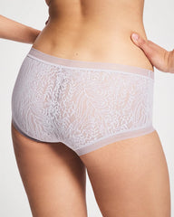 Soma Boyshort Panty with Stretch Lace - BLUE OPAL | Soma sale