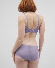 Soma Boyshort Panty with Stretch Lace - JACARANDA | Soma near me