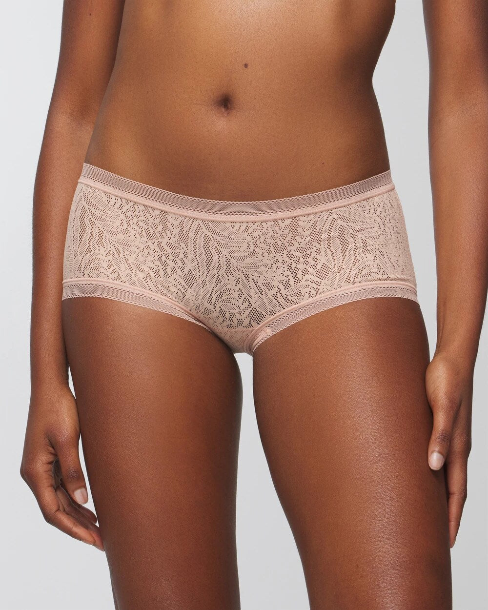 Soma Boyshort Panty with Stretch Lace - HUSH | Soma for sale