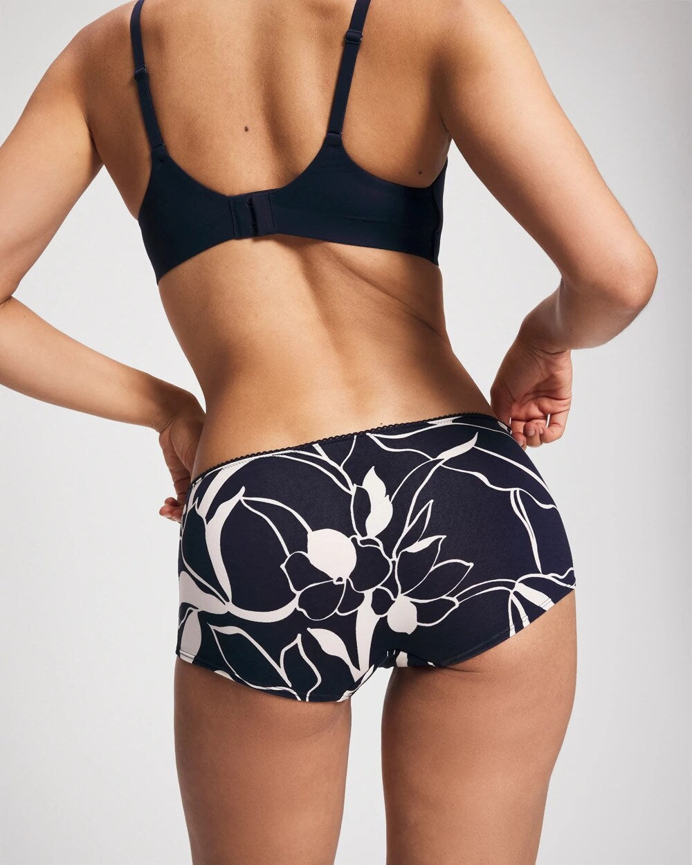 Lace Boyshort Panty - NOUVEAU FLORA MINI NAVY | Soma sale