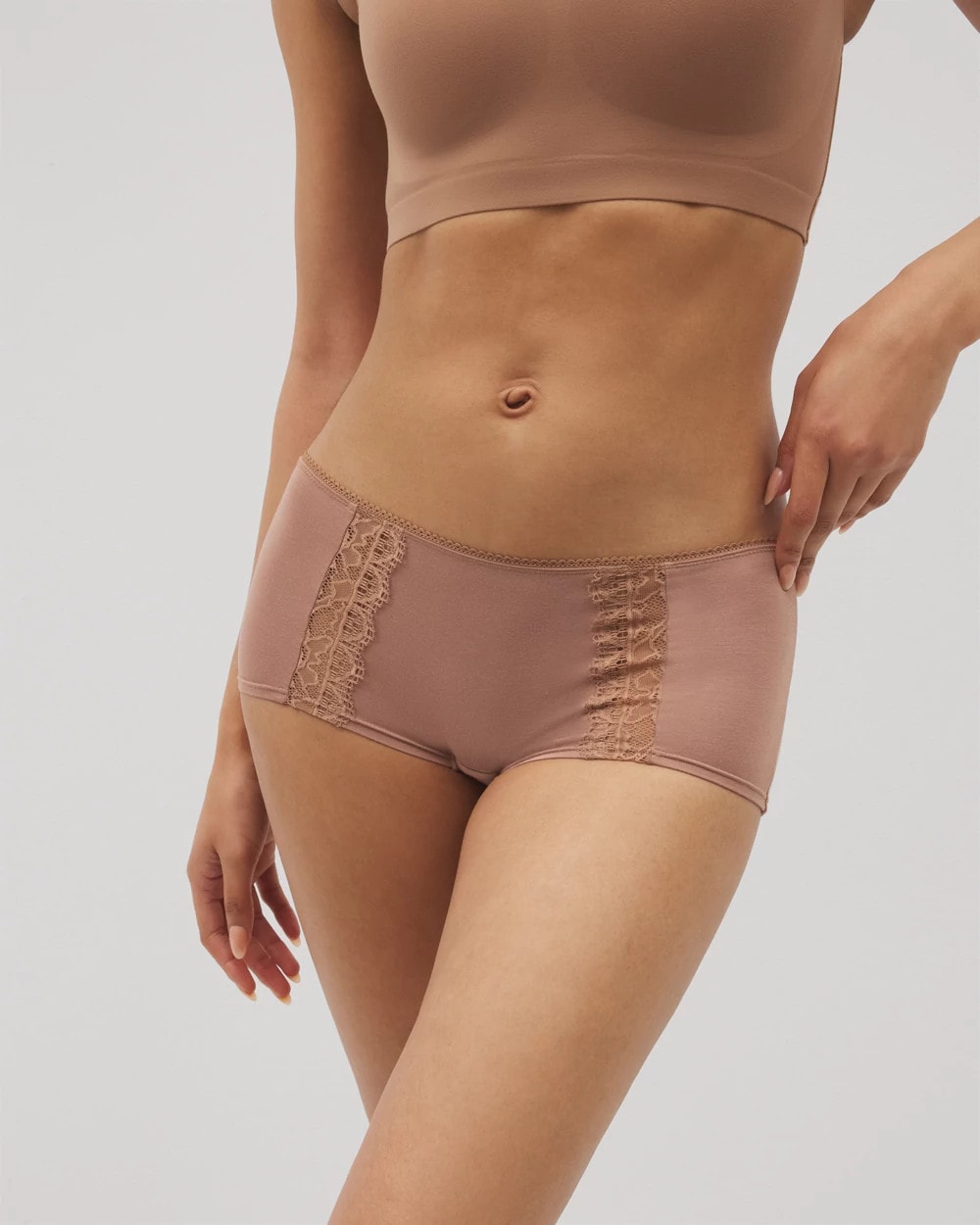 Lace Boyshort Panty - WARM SIENNA | Soma for sale