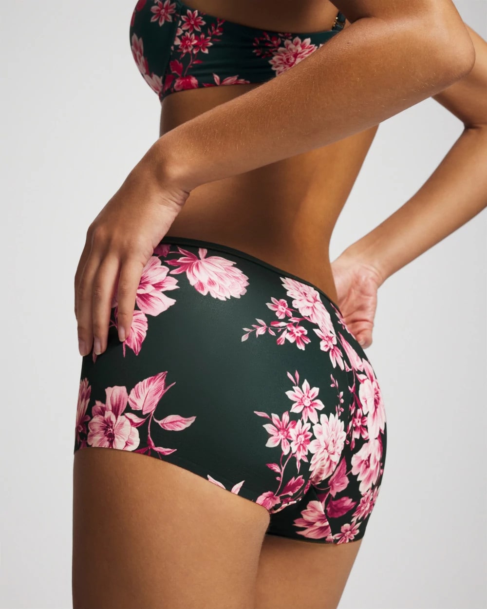 Edge Boyshort Panty - COTTAGE FLORAL MINI GREEN | Soma discount