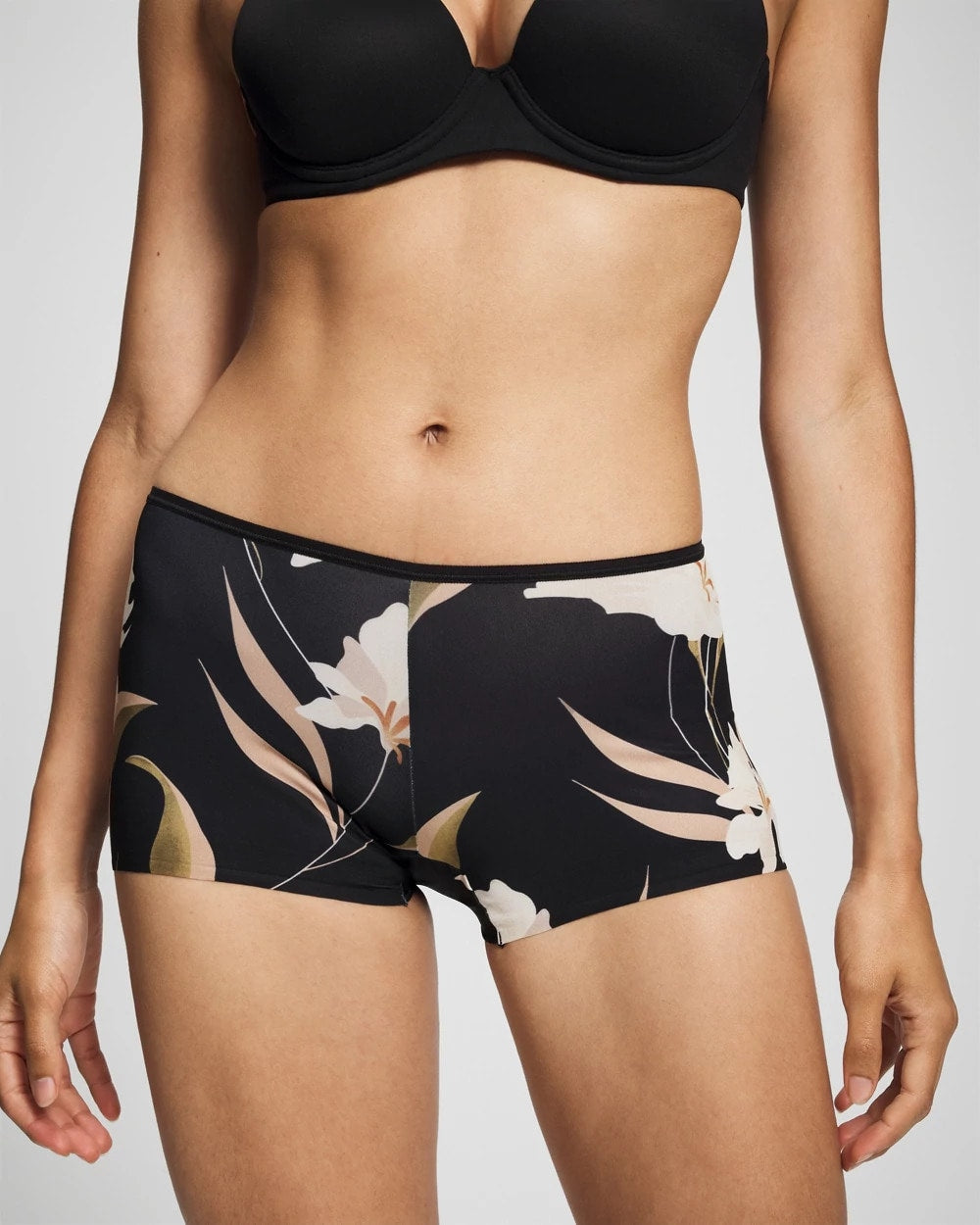 Edge Boyshort Panty - MYSTIC BLOOMS MINI BLACK | Soma on sale