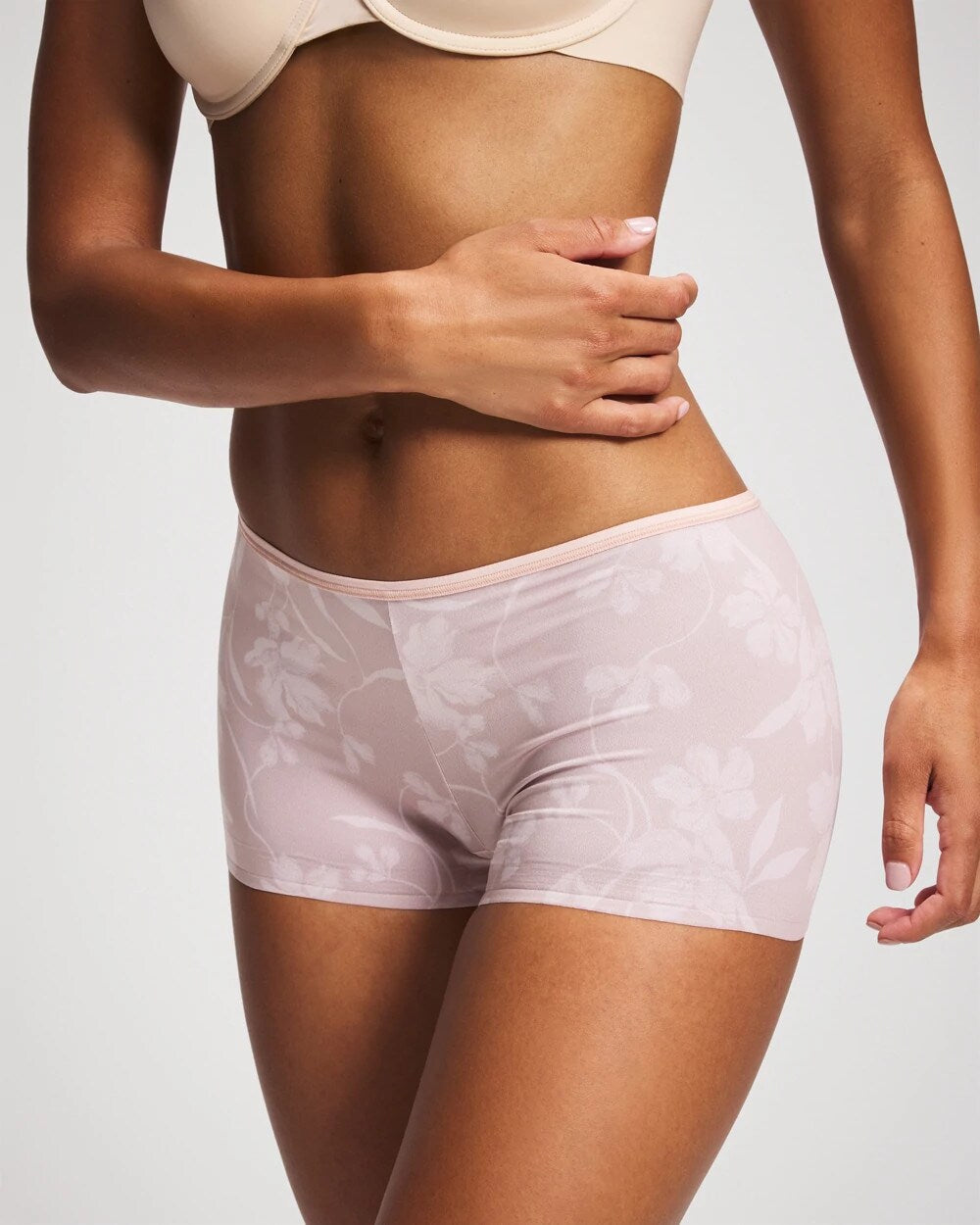 Edge Boyshort Panty - REFLECTION BLOOMS M PINK | Soma Online