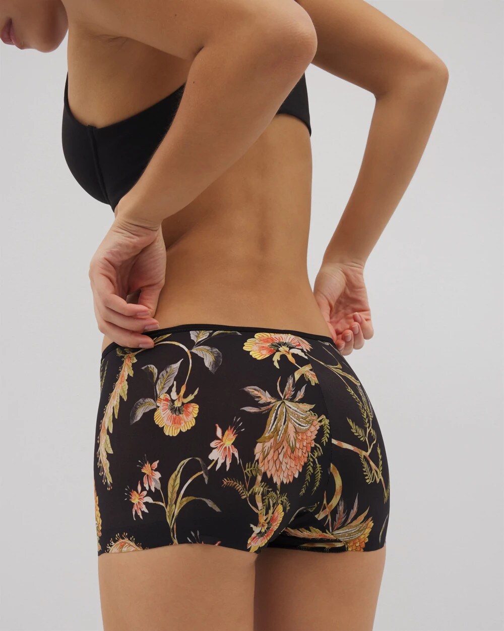 Edge Boyshort Panty - JAIPUR FLORAL BLACK | Soma sale