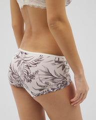 Boyshort Panty with Enchanting Lace - PALM PERFECT M CHAMPAGNE | Soma outlet