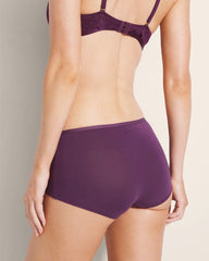 Boyshort Panty with Enchanting Lace - BLACKBERRY WINE | Soma near me
