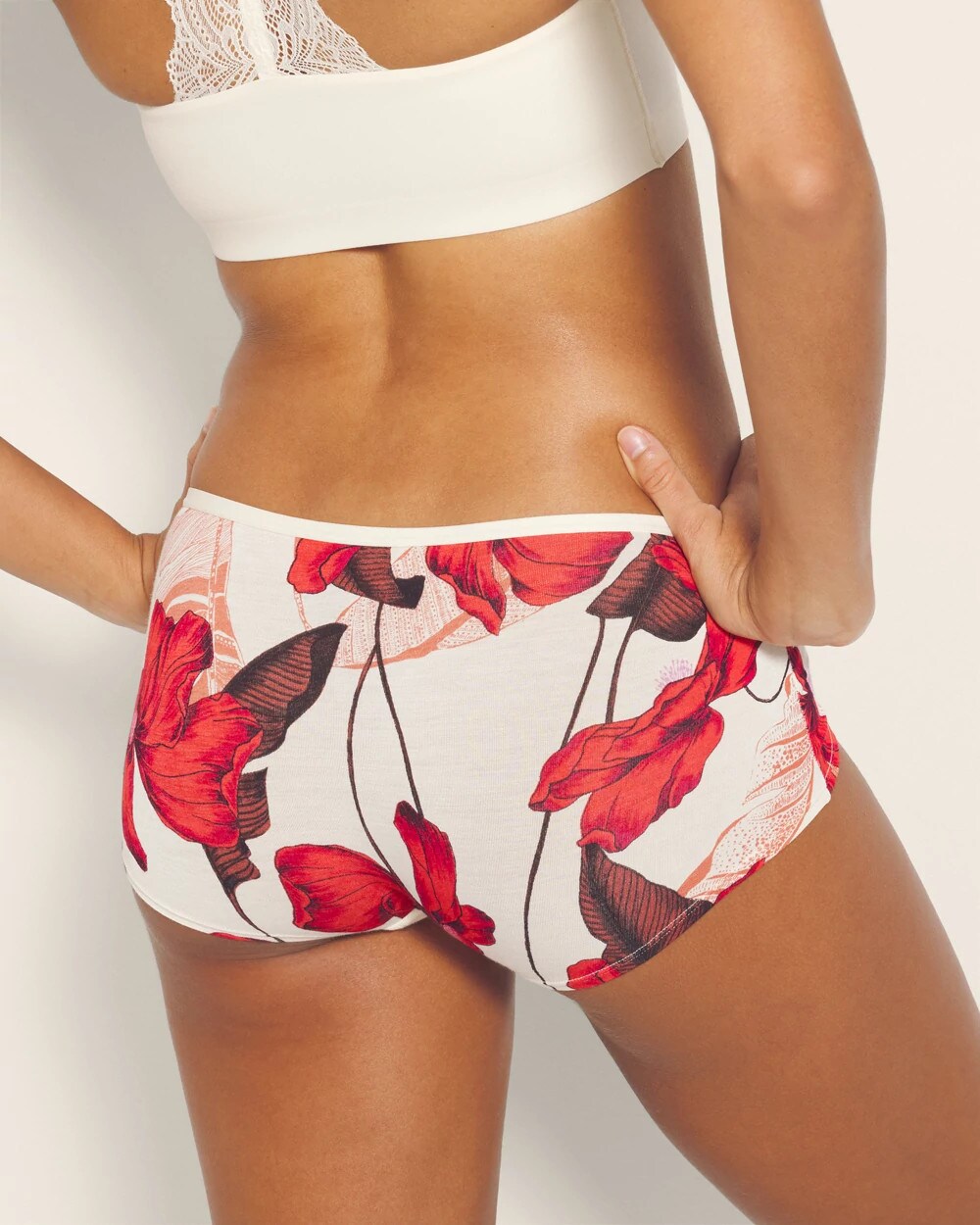 Boyshort Panty with Enchanting Lace - TROPIC LIKE ITS HOT M WS | Soma discount
