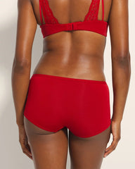 Boyshort Panty with Enchanting Lace - PAINT THE TOWN RED | Soma on sale