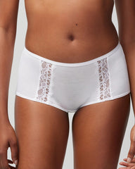 Boyshort Panty with Enchanting Lace - OPTIC WHITE | Soma sale