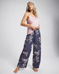Piped Pajama Pant - FLORAL DREAMS GRAY | Soma near me