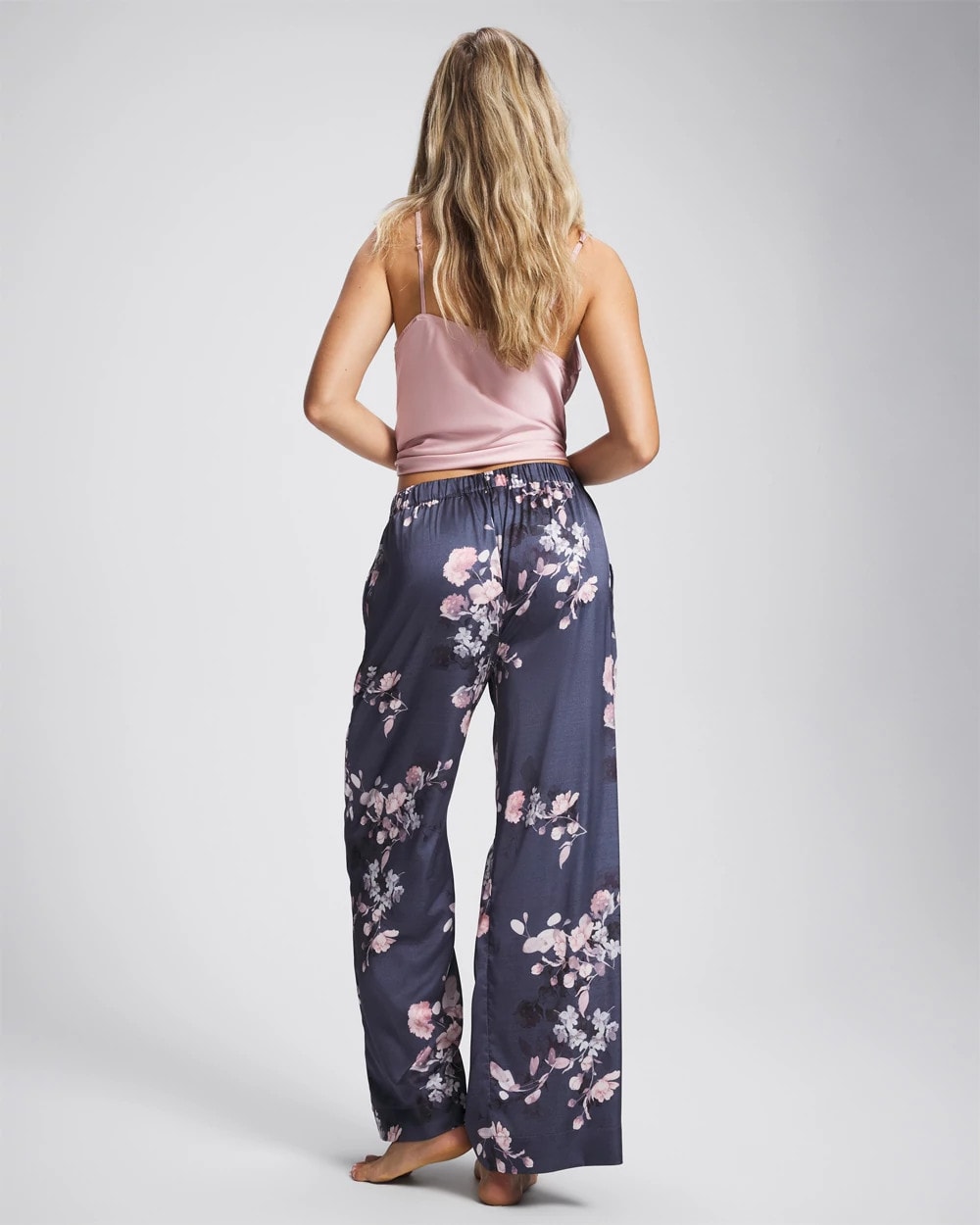 Piped Pajama Pant - FLORAL DREAMS GRAY | Soma near me