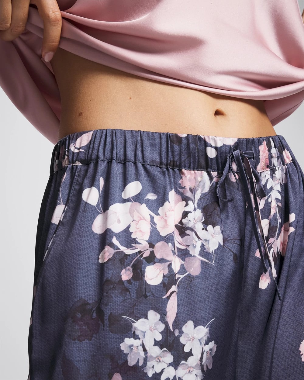 Piped Pajama Pant - FLORAL DREAMS GRAY | Soma near me