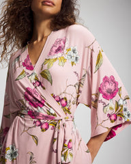 Kimono Short Robe - FEATHERED FANCY PINK | Soma Online