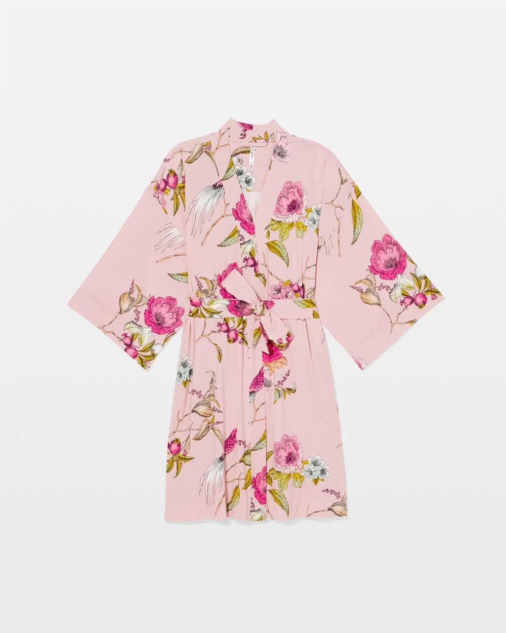 Kimono Short Robe - FEATHERED FANCY PINK | Soma Online