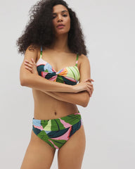 Covertible Bikini Bottom - FLIRTY FLORA DARK SEA | Soma on sale