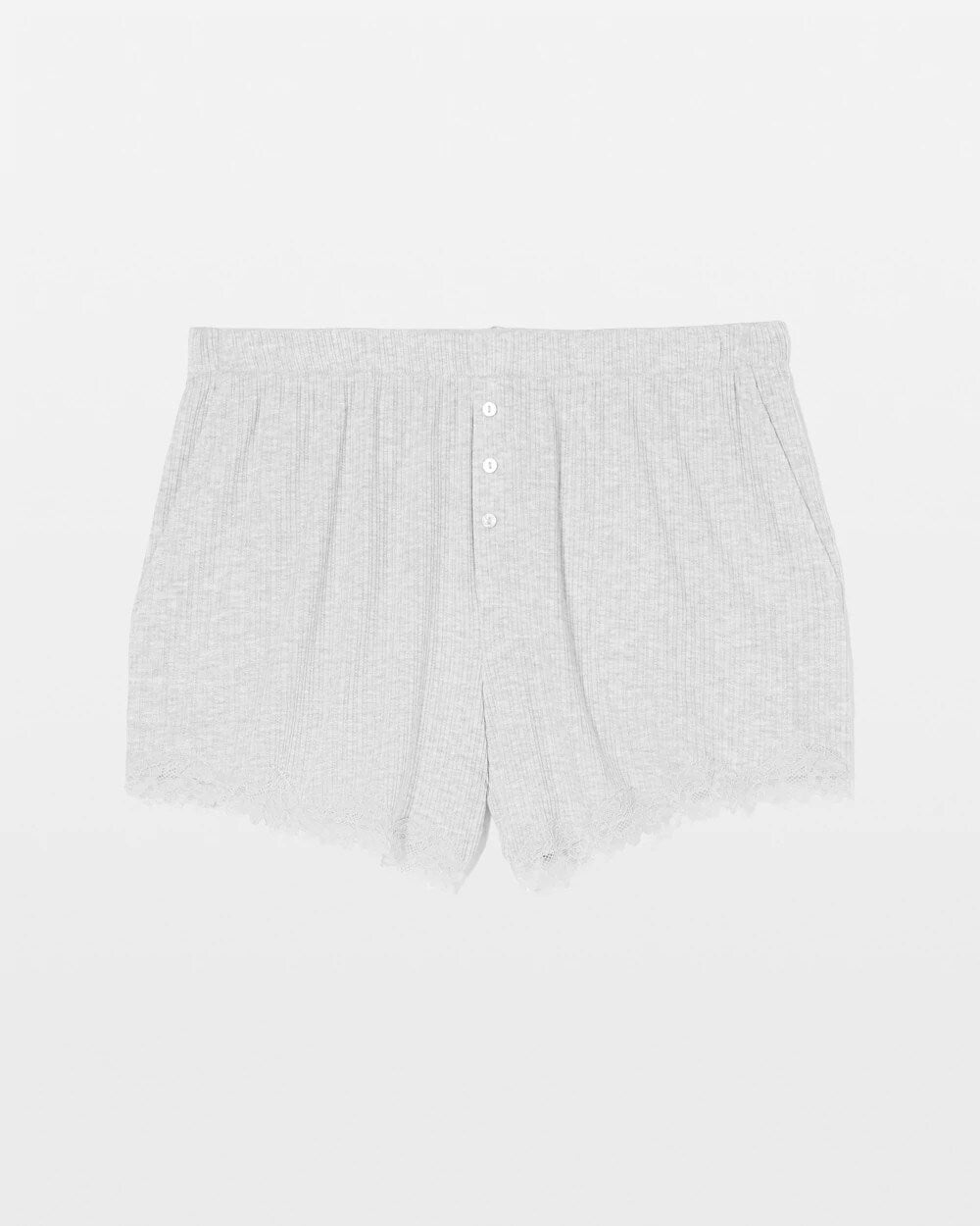 Pointelle Pajama Short - HEATHER FROST | Soma Online