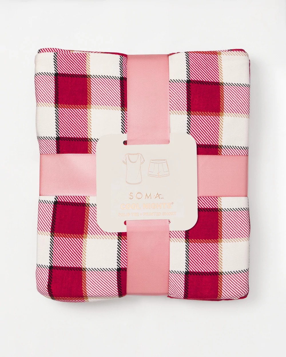 Packaged Short-Sleeve Short Pajama Set - DREAMSCAPE PLAID CHAMP | Soma outlet