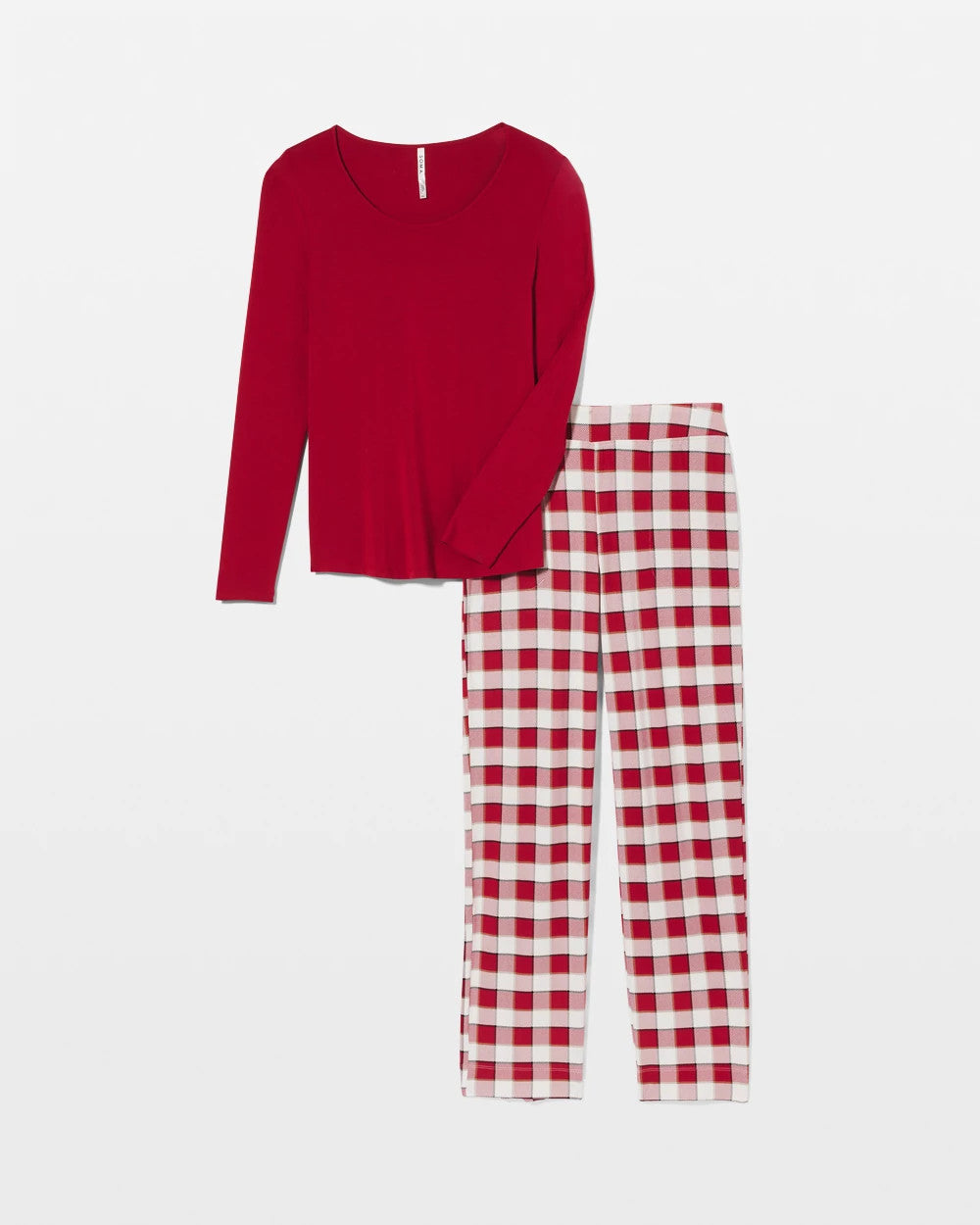 Packaged Long-Sleeve Pant Pajama Set - DREAMSCAPE PLAID CHAMP | Soma on sale