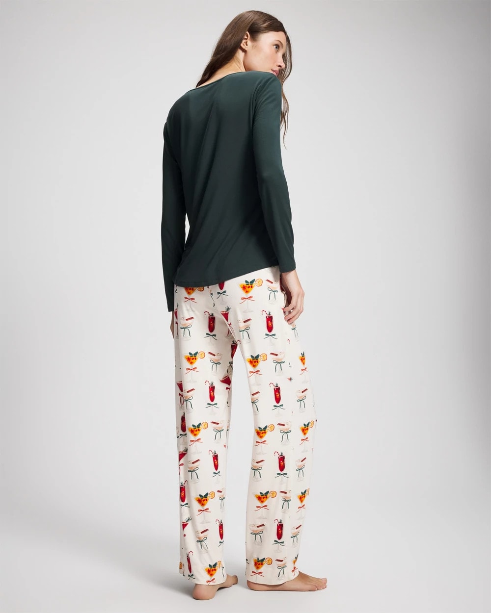 Packaged Long-Sleeve Pant Pajama Set - MERRY MIXES CHAMP | Soma sale