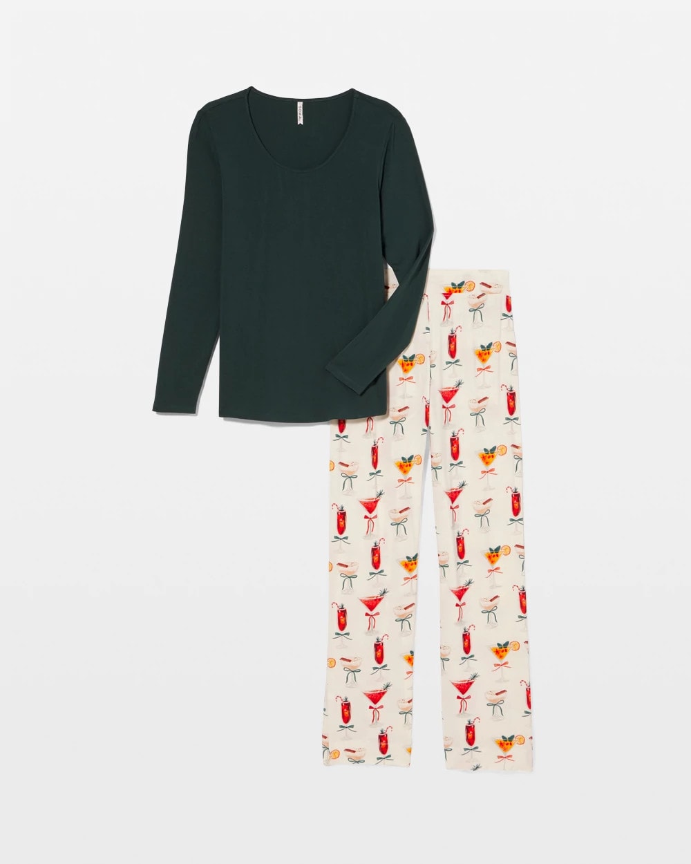Packaged Long-Sleeve Pant Pajama Set - MERRY MIXES CHAMP | Soma sale