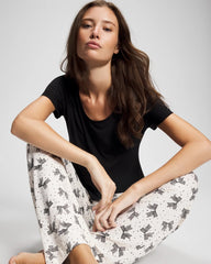 Packaged Short-Sleeve Pant Pajama Set - THATS A WRAP CHAMP MICRO | Soma on sale