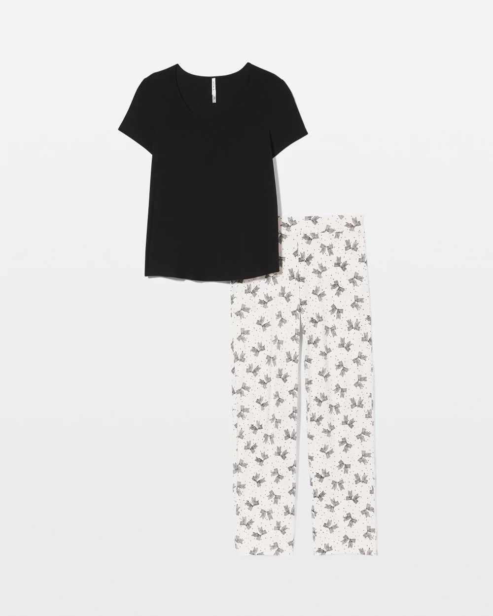 Packaged Short-Sleeve Pant Pajama Set - THATS A WRAP CHAMP MICRO | Soma on sale
