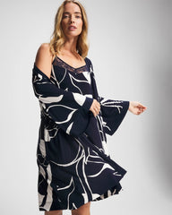 Short Robe - NOUVEAU FLORA NAVY | Soma discount