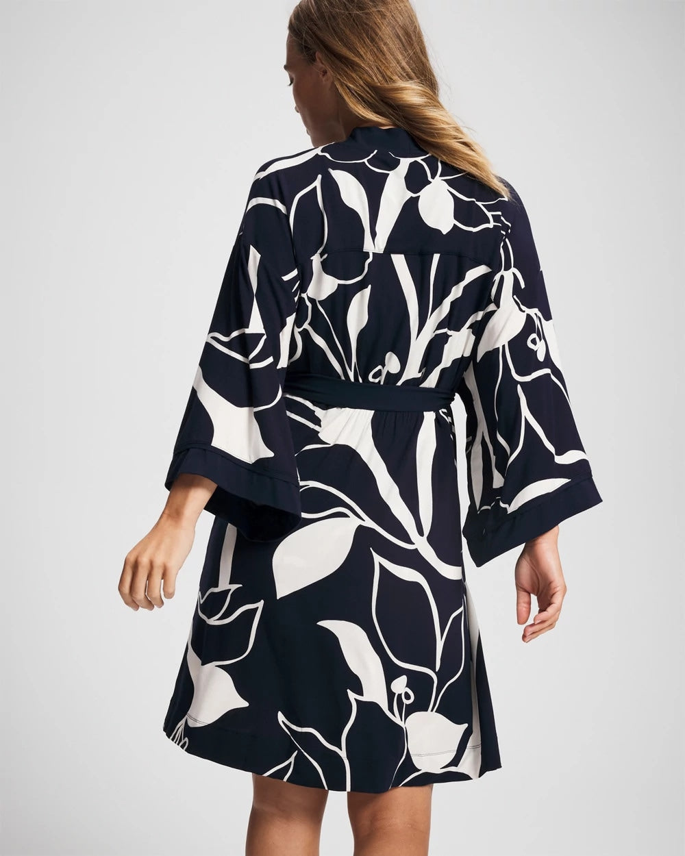 Short Robe - NOUVEAU FLORA NAVY | Soma discount