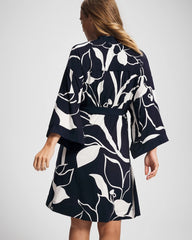 Short Robe - NOUVEAU FLORA NAVY | Soma discount