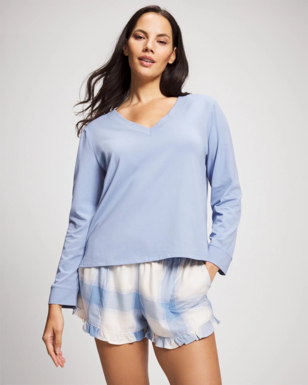 Pajama Set - LOOMED LANDSCAPE BLUE L | Soma Online