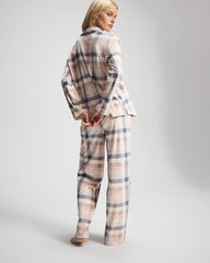 Long Sleeve Pajama Set - PRISM PLAID GRAY | Soma on sale