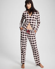 Ankle Pajama Pant - DREAMSCAPE PLAID BLACK | Soma near me