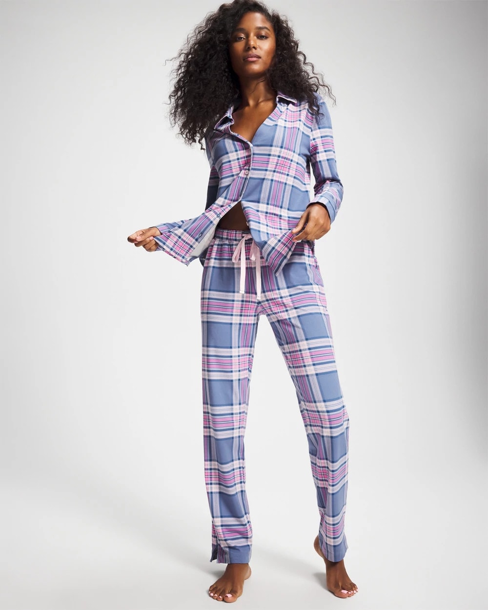 Ankle Pajama Pant - PRETTY PLAID SUNDOWN | Soma for sale
