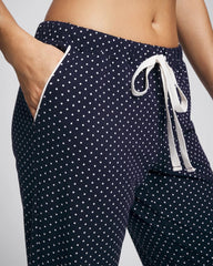 Ankle Pajama Pant - METRO DOT NAVY | Soma on sale