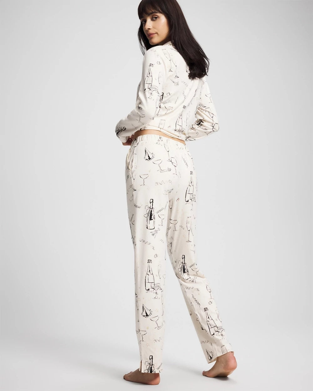 Ankle Pajama Pant - FIZZ THE SEASON FOIL | Soma sale
