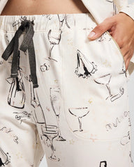 Ankle Pajama Pant - FIZZ THE SEASON FOIL | Soma sale