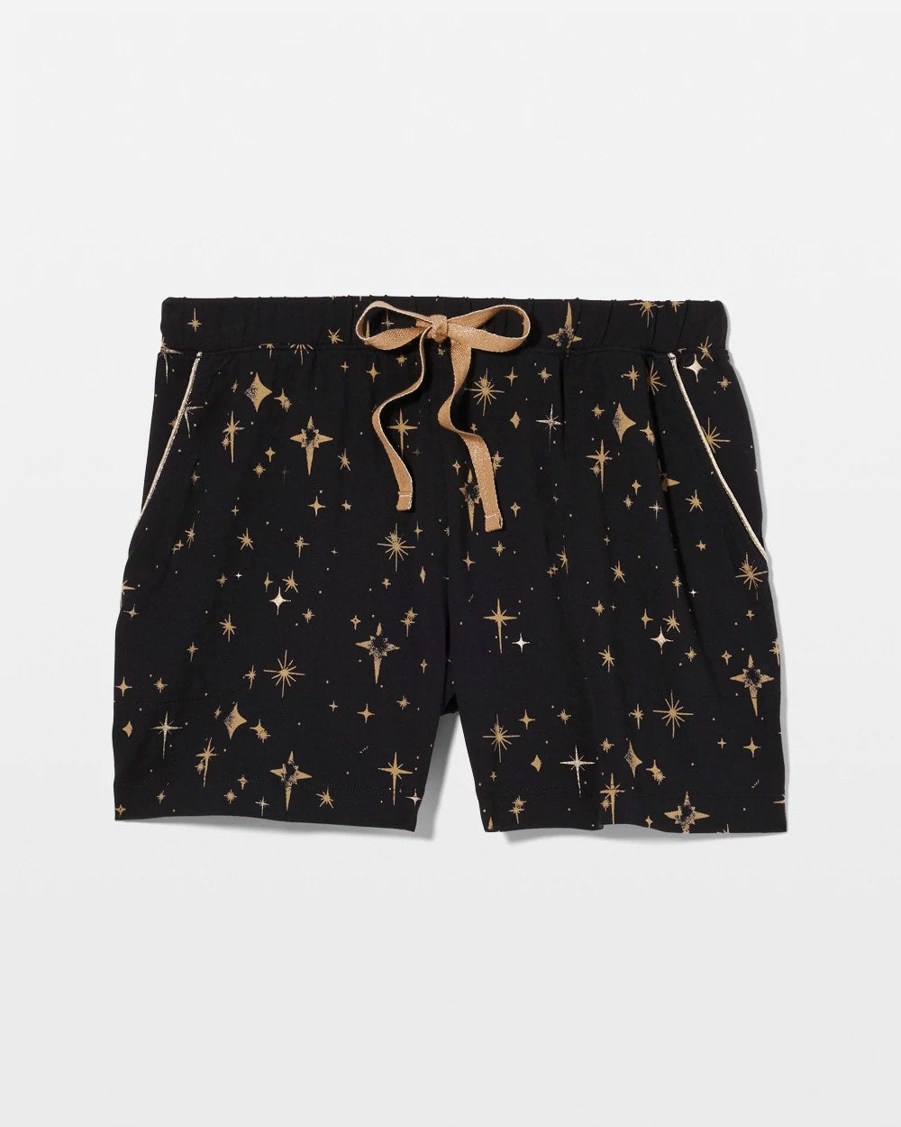Pajama Shorts - STELLAR SCENE BLACK/FOIL | Soma on sale