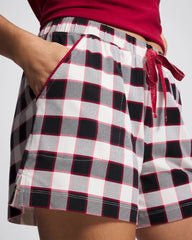 Pajama Shorts - DREAMSCAPE PLAID BLACK | Soma sale
