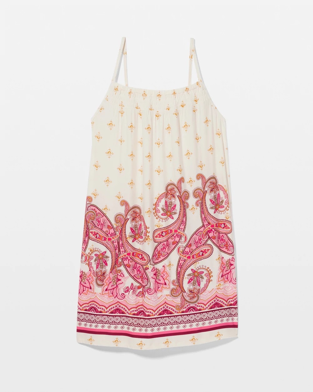 Smocked Neck Chemise - KASHMIR PAISLEY PLCD CH | Soma discount