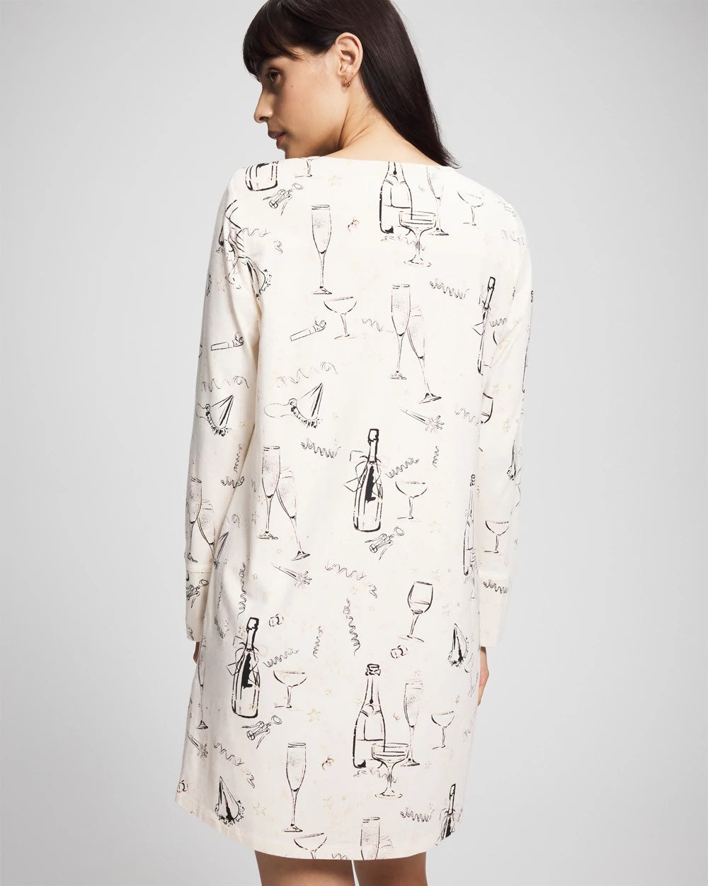 Long-Sleeve Sleepshirt - FIZZ THE SEASON FOIL | Soma sale