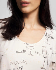 Long-Sleeve Sleepshirt - FIZZ THE SEASON FOIL | Soma sale