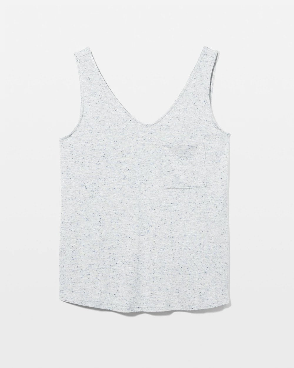 Slub V-Neck Pajama Tank - BLUE SLUB | Soma discount