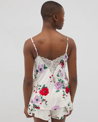 Lace Trim Pajama Cami - RHAPSODY FLORAL SUGAR | Soma outlet